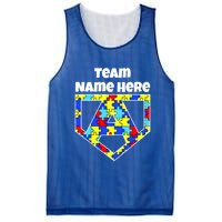 Autism Awareness Custom Personalize Superhero Mesh Reversible Basketball Jersey Tank