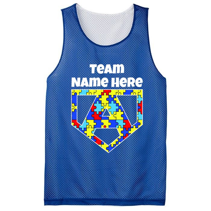Autism Awareness Custom Personalize Superhero Mesh Reversible Basketball Jersey Tank