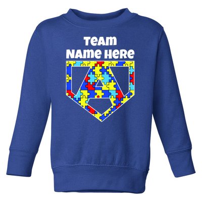 Autism Awareness Custom Personalize Superhero Toddler Sweatshirt