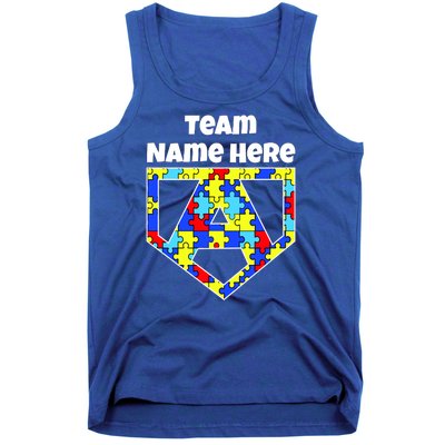 Autism Awareness Custom Personalize Superhero Tank Top