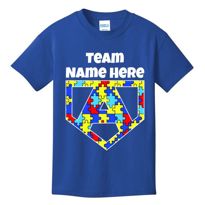 Autism Awareness Custom Personalize Superhero Kids T-Shirt