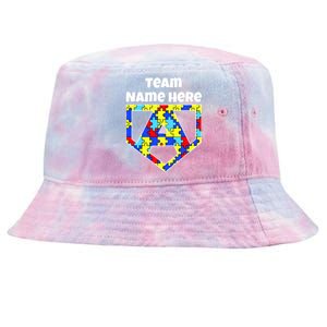 Autism Awareness Custom Personalize Superhero Tie-Dyed Bucket Hat