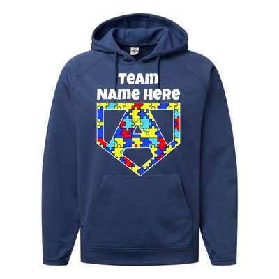 Autism Awareness Custom Personalize Superhero Performance Fleece Hoodie