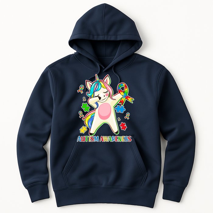 Autism Awareness Dabbing Unicorn Hoodie