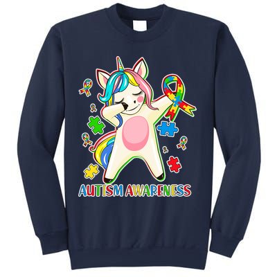 Autism Awareness Dabbing Unicorn Sweatshirt