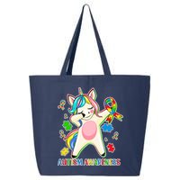 Autism Awareness Dabbing Unicorn 25L Jumbo Tote
