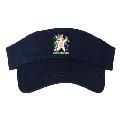 Autism Awareness Dabbing Unicorn Visor