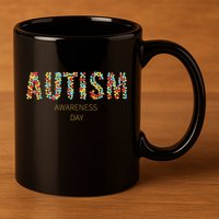 Autism Awareness Day 11oz C Handle Ceramic Mug