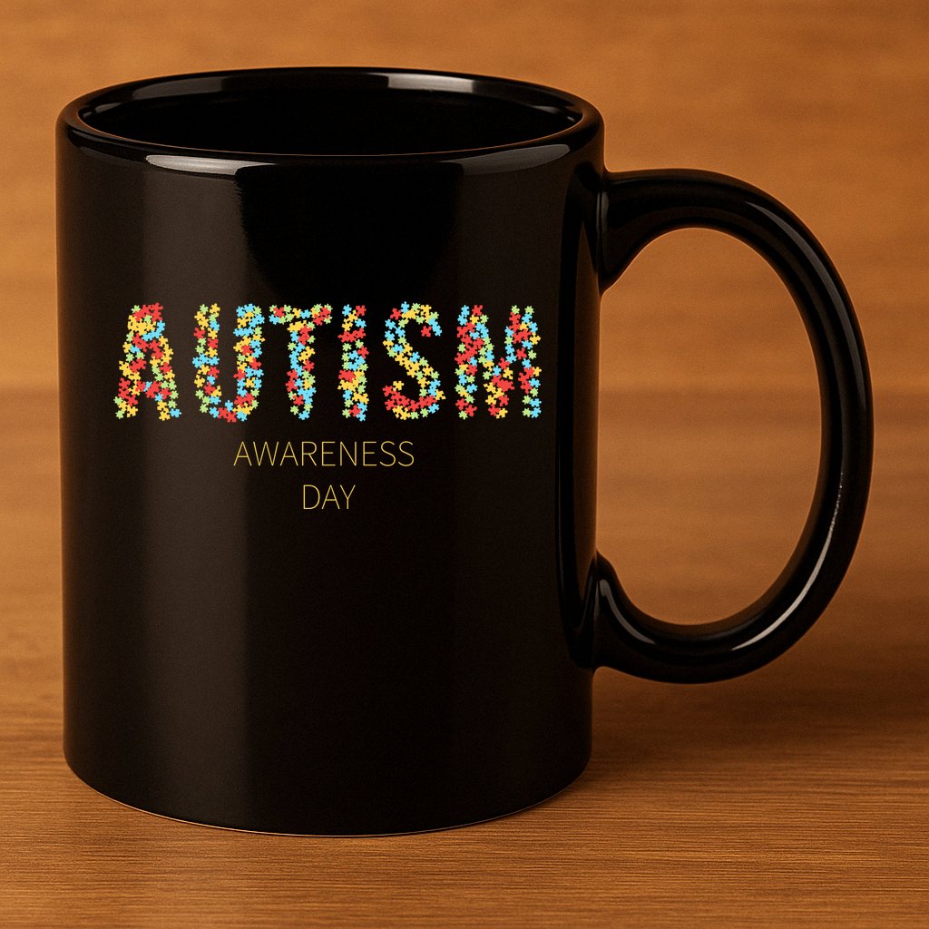 Autism Awareness Day 11oz C Handle Ceramic Mug