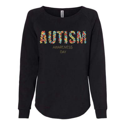 Autism Awareness Day Womens California Wash Sweatshirt