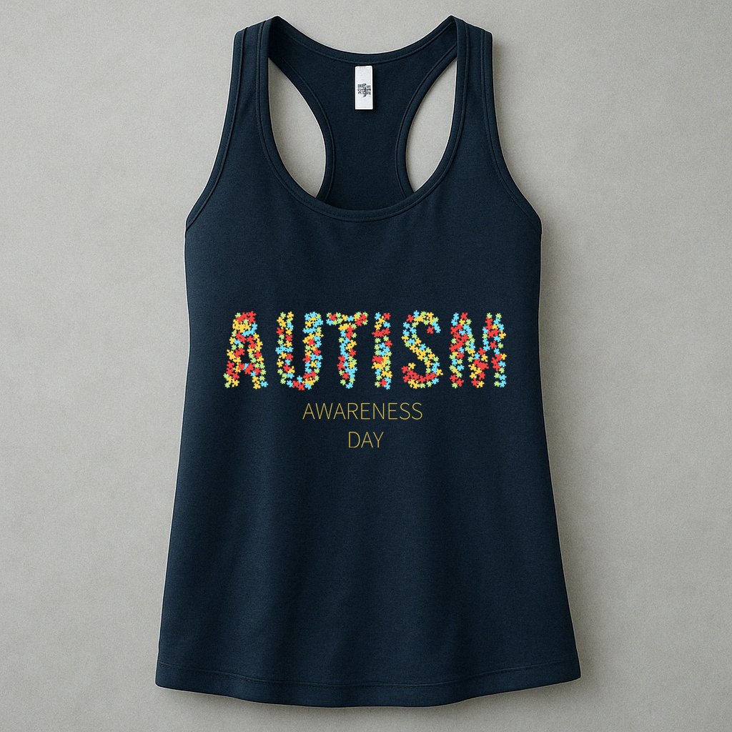 Autism Awareness Day Womens Tank Top
