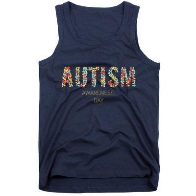 Autism Awareness Day Tank Top
