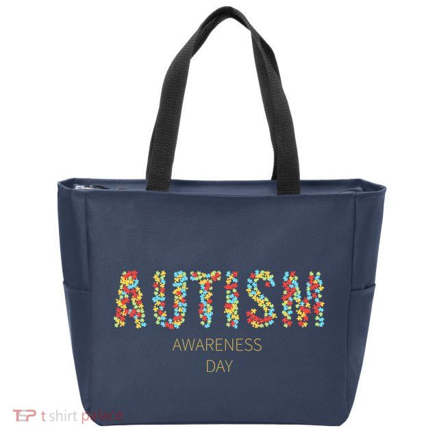 Autism Awareness Day Zip Tote Bag