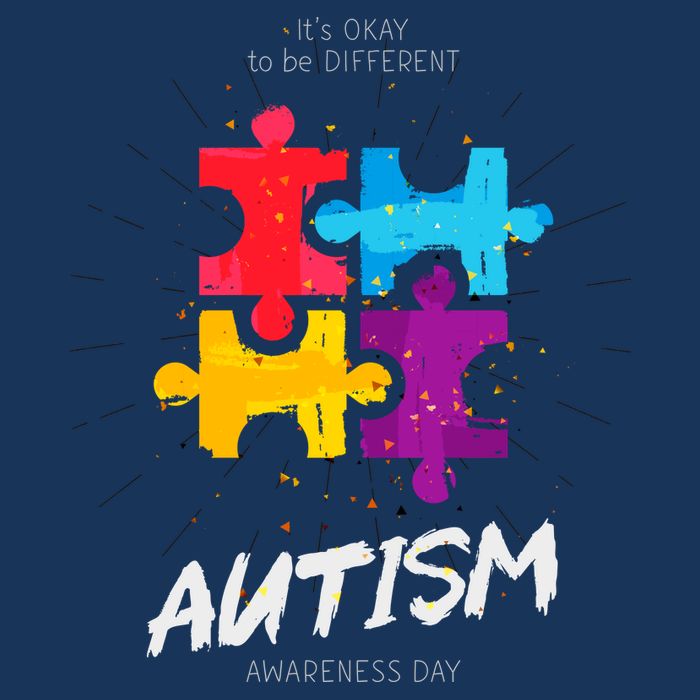 Autism Awareness Day Be Different Garment-Dyed Heavyweight T-Shirt