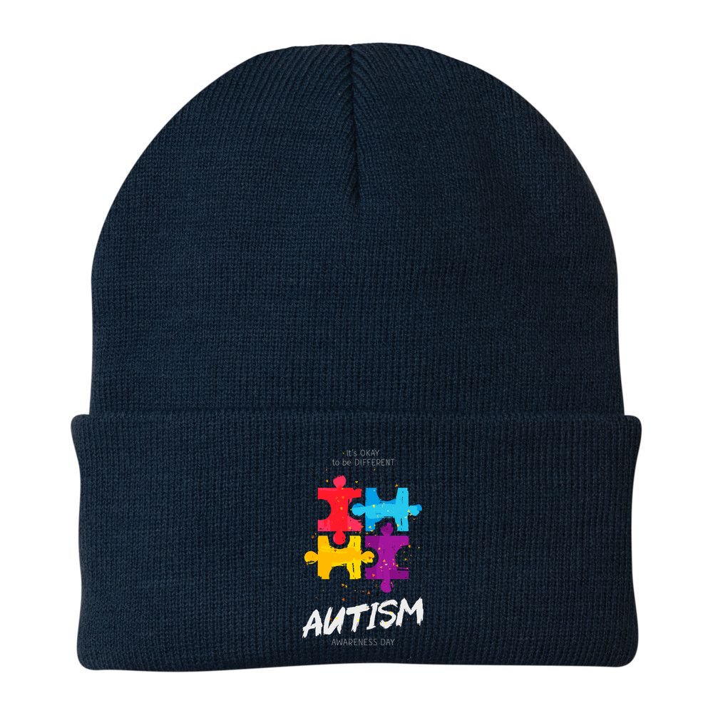 Autism Awareness Day Be Different Beanie