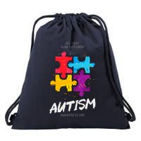 Autism Awareness Day Be Different Drawstring Bag