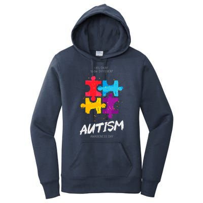 Autism Awareness Day Be Different Women's Pullover Hoodie