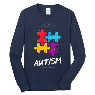 Autism Awareness Day Be Different Tall Long Sleeve T-Shirt