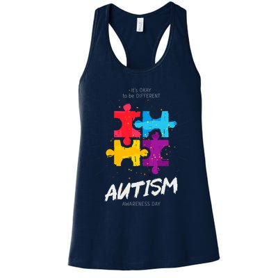 Autism Awareness Day Be Different Womens Tank Top