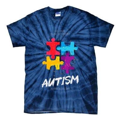 Autism Awareness Day Be Different Tie-Dye T-Shirt