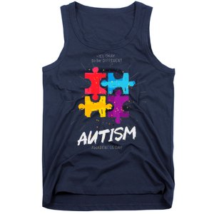 Autism Awareness Day Be Different Tank Top