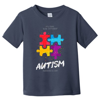 Autism Awareness Day Be Different Toddler T-Shirt