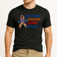 Autism Awareness Educate Cooling Performance Crew T-Shirt