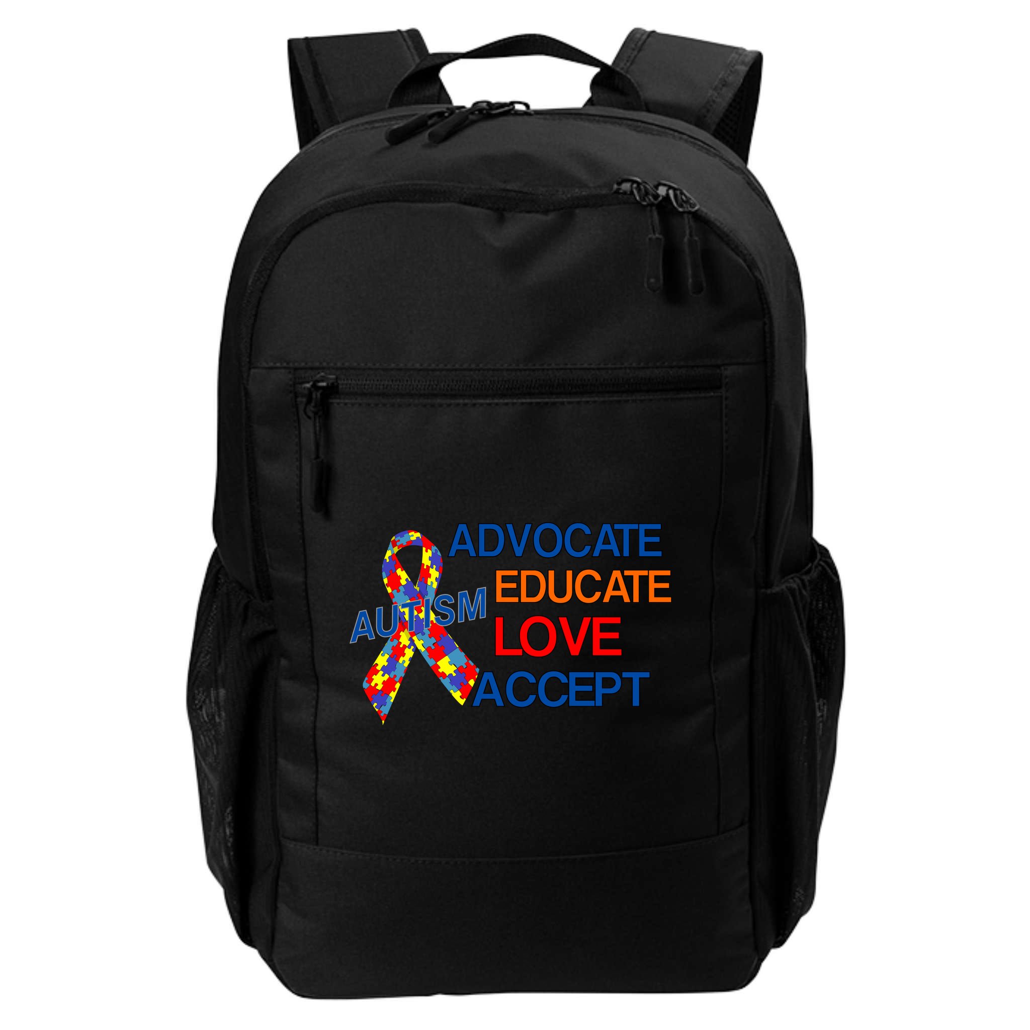 Autism Awareness Educate Backpack