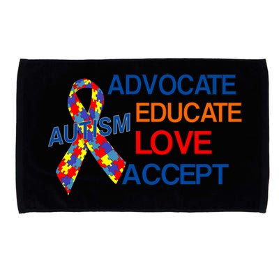 Autism Awareness Educate Microfiber Hand Towel