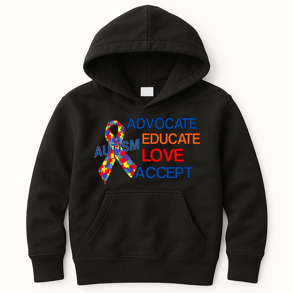 Autism Awareness Educate Kids Hoodie