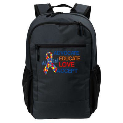 Autism Awareness Educate Daily Commute Backpack