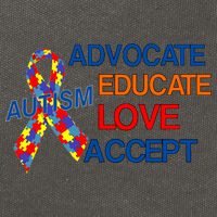 Autism Awareness Educate Cotton Canvas Backpack