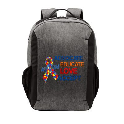 Autism Awareness Educate Vector Backpack