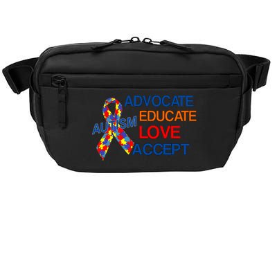 Autism Awareness Educate Crossbody Pack