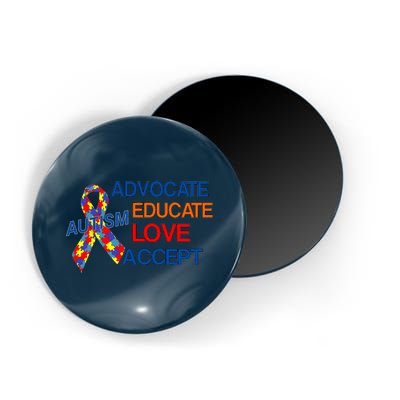 Autism Awareness Educate Magnet