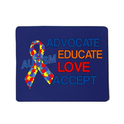 Autism Awareness Educate Mousepad