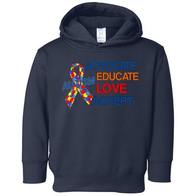 Autism Awareness Educate Toddler Hoodie