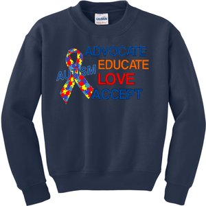 Autism Awareness Educate Kids Sweatshirt