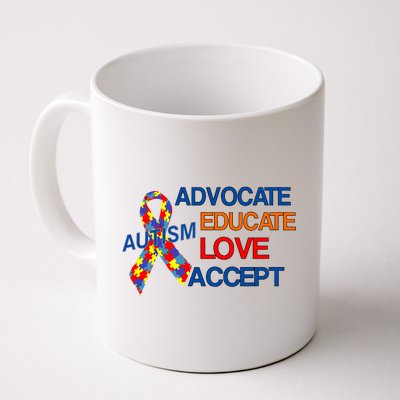 Autism Awareness Educate Coffee Mug