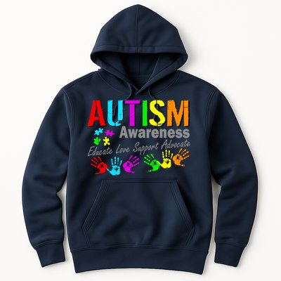 Autism Awareness Educate Love Support Advocate Hoodie