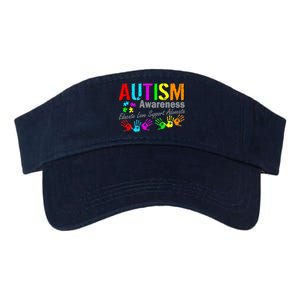 Autism Awareness Educate Love Support Advocate Valucap Bio-Washed Visor