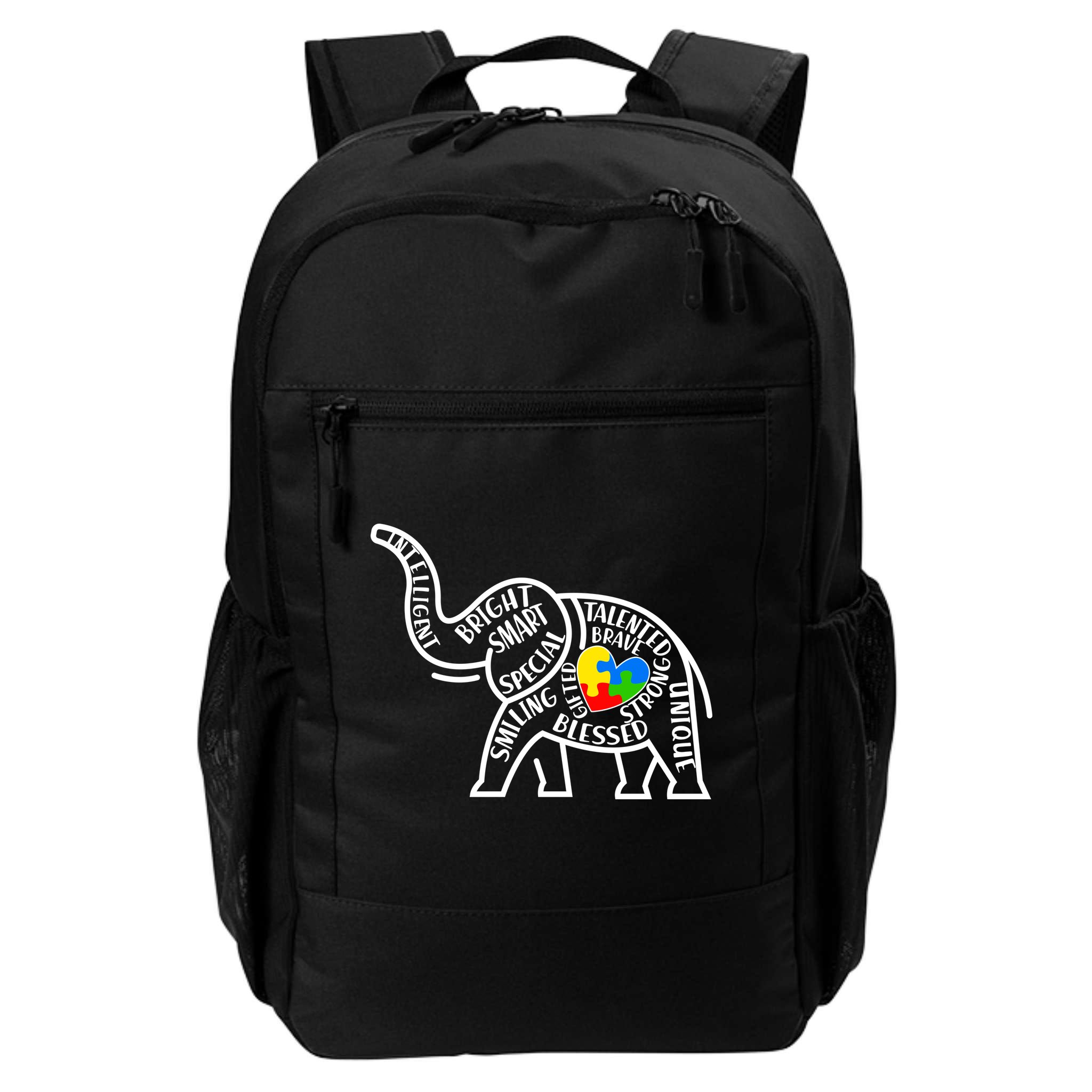 Autism Awareness Elephant  Backpack