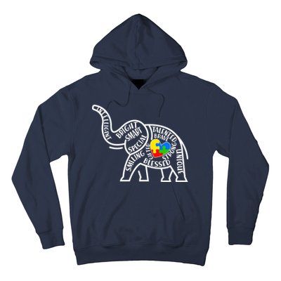 Autism Awareness Elephant  Hoodie