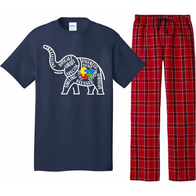 Autism Awareness Elephant  Pajama Set