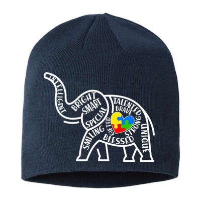 Autism Awareness Elephant  Sustainable Beanie