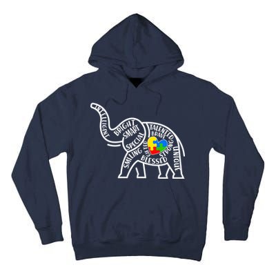 Autism Awareness Elephant  Tall Hoodie