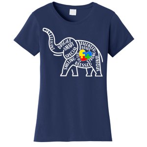 Autism Awareness Elephant  Women's T-Shirt