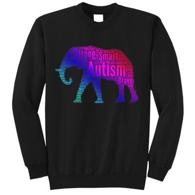Autism Awareness Elephant Quotes Sweatshirt