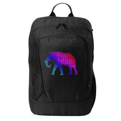 Autism Awareness Elephant Quotes City Backpack