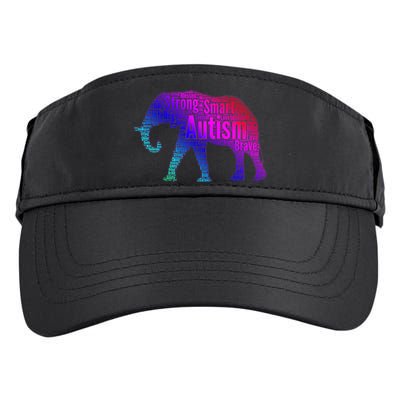 Autism Awareness Elephant Quotes Adult Drive Performance Visor